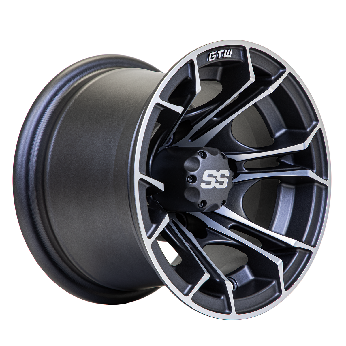GTW Spyder Machined/Matte Grey 10 Inch Wheel