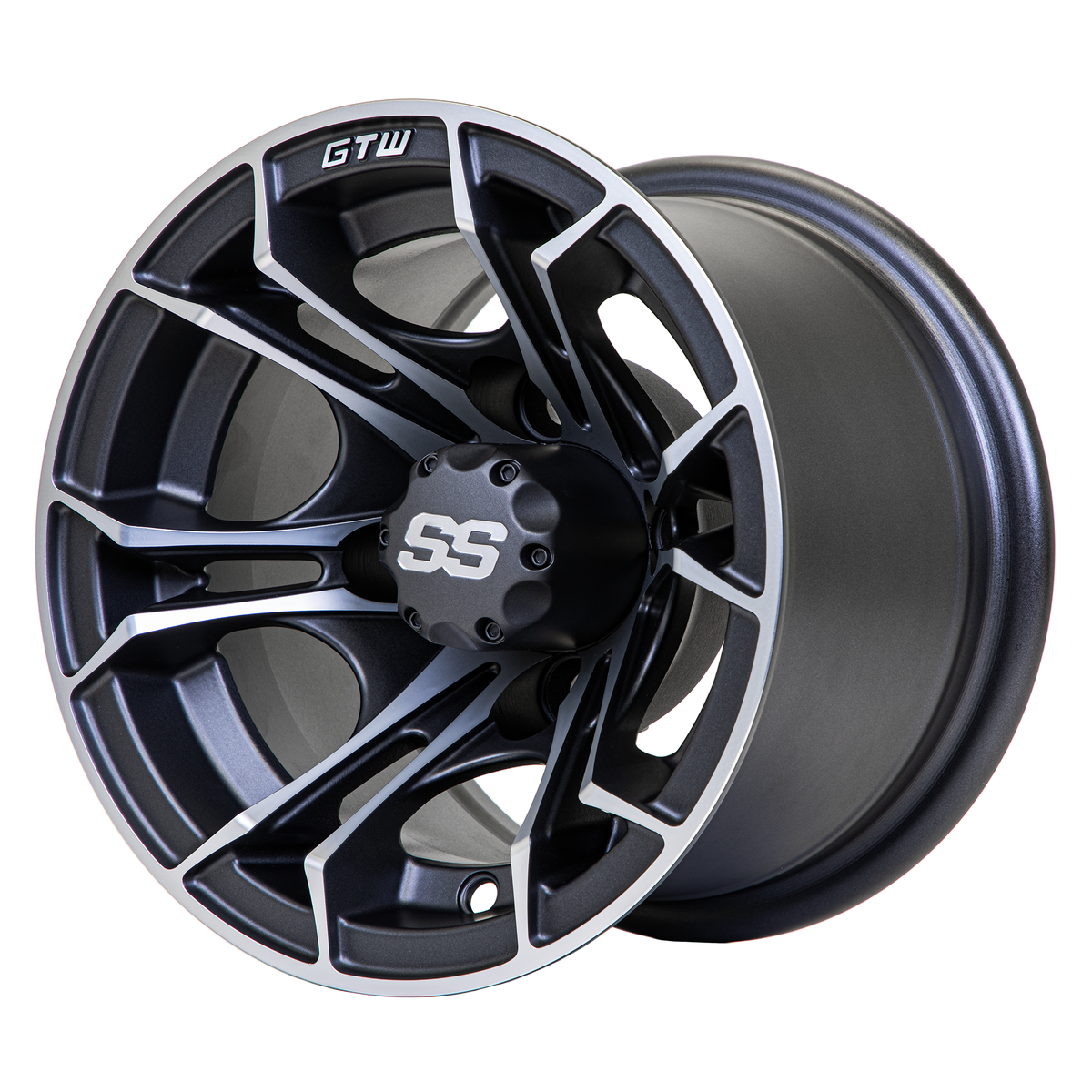 GTW Spyder Machined/Matte Grey 10 Inch Wheel
