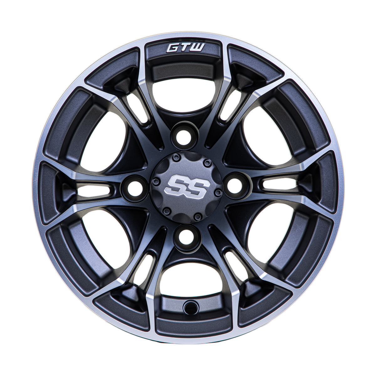 GTW Spyder Machined/Matte Grey 10 Inch Wheel