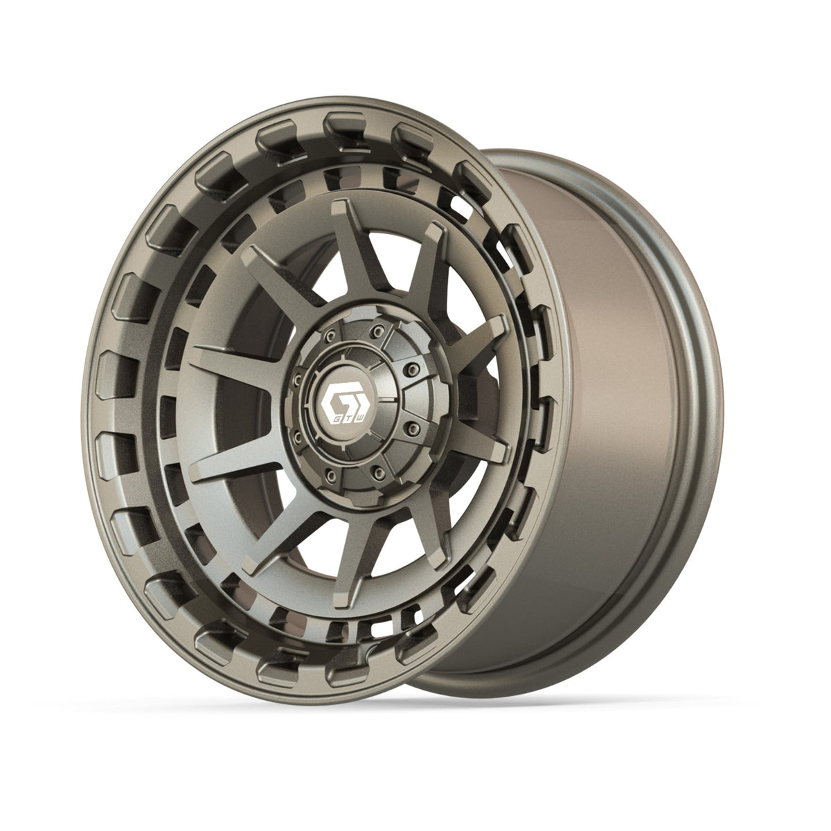 14" GTW Barricade Satin Bronze Wheel