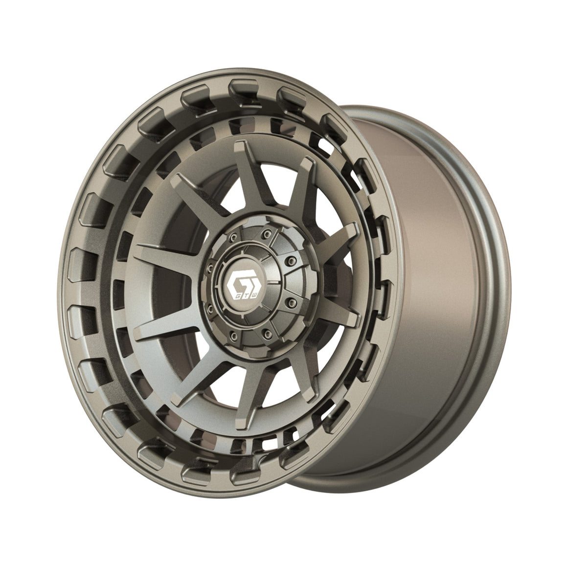 14" GTW Barricade Satin Bronze Wheel