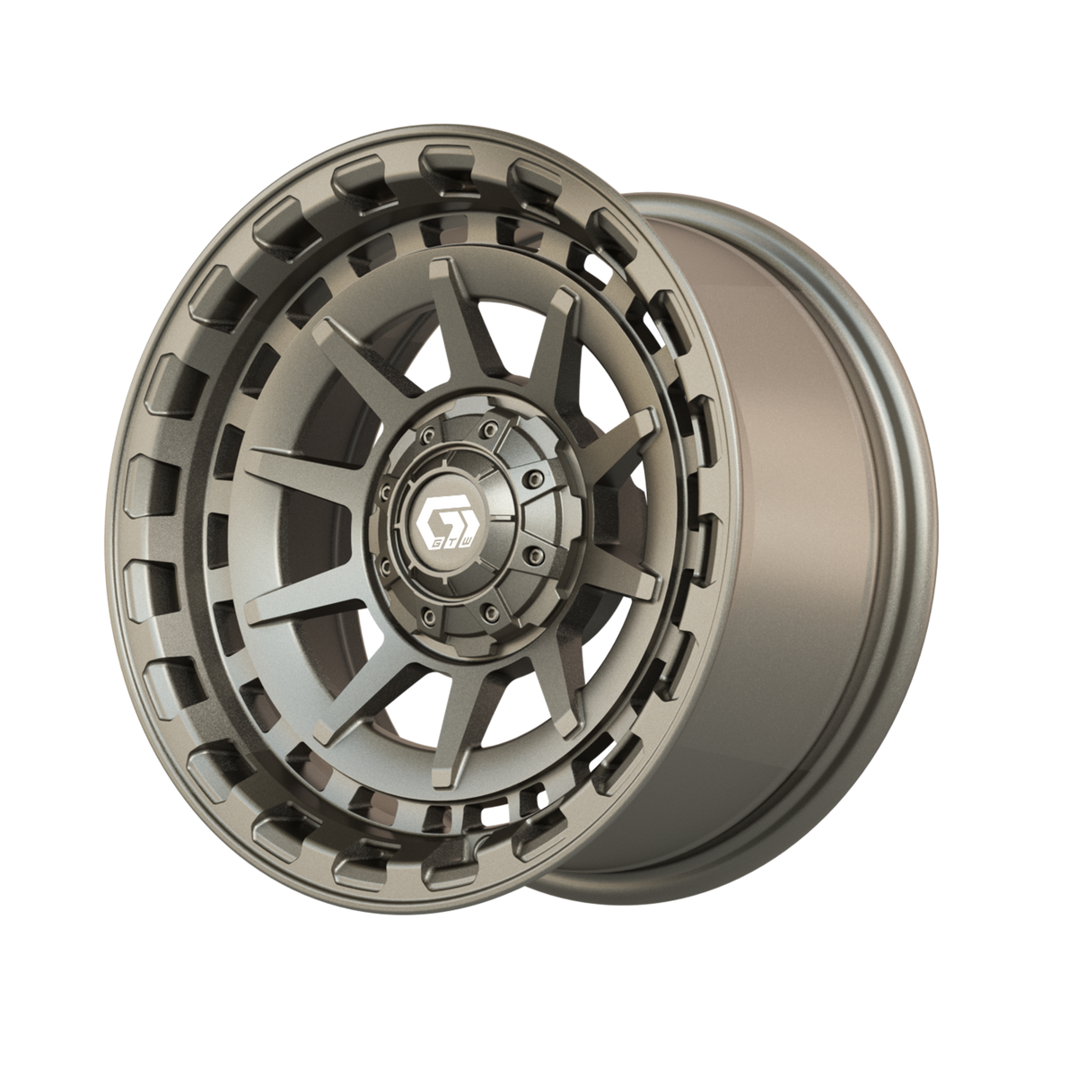 14" GTW Barricade Satin Bronze Wheel