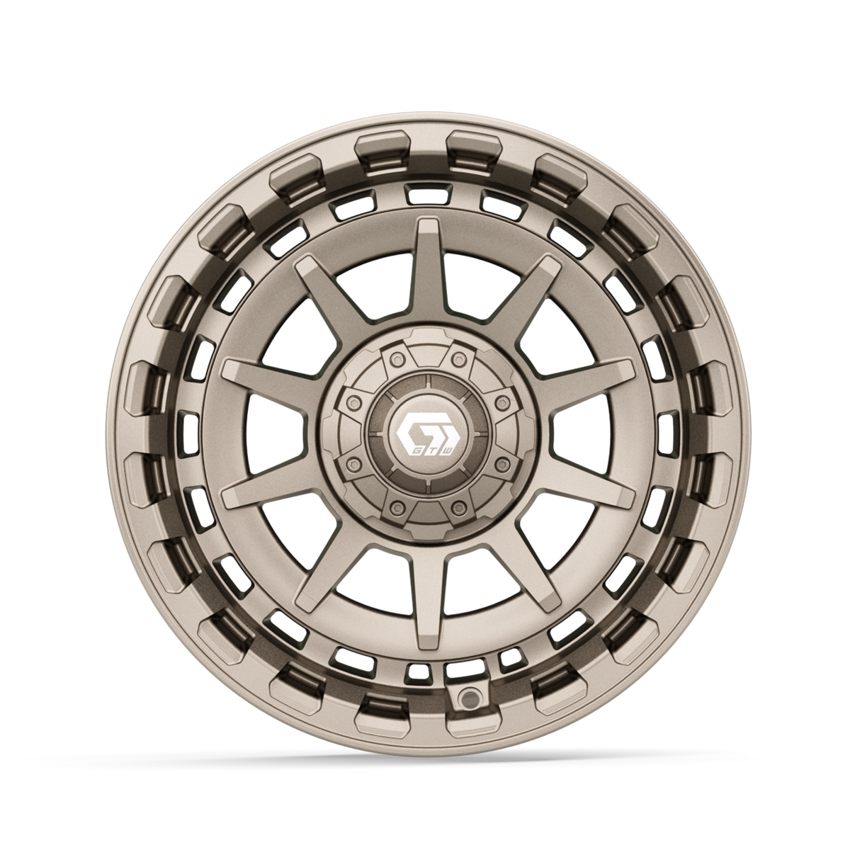 14" GTW Barricade Satin Bronze Wheel
