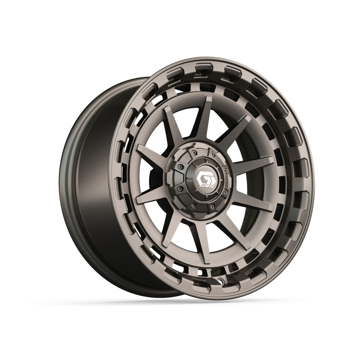 15" GTW Barricade Satin Bronze Wheel