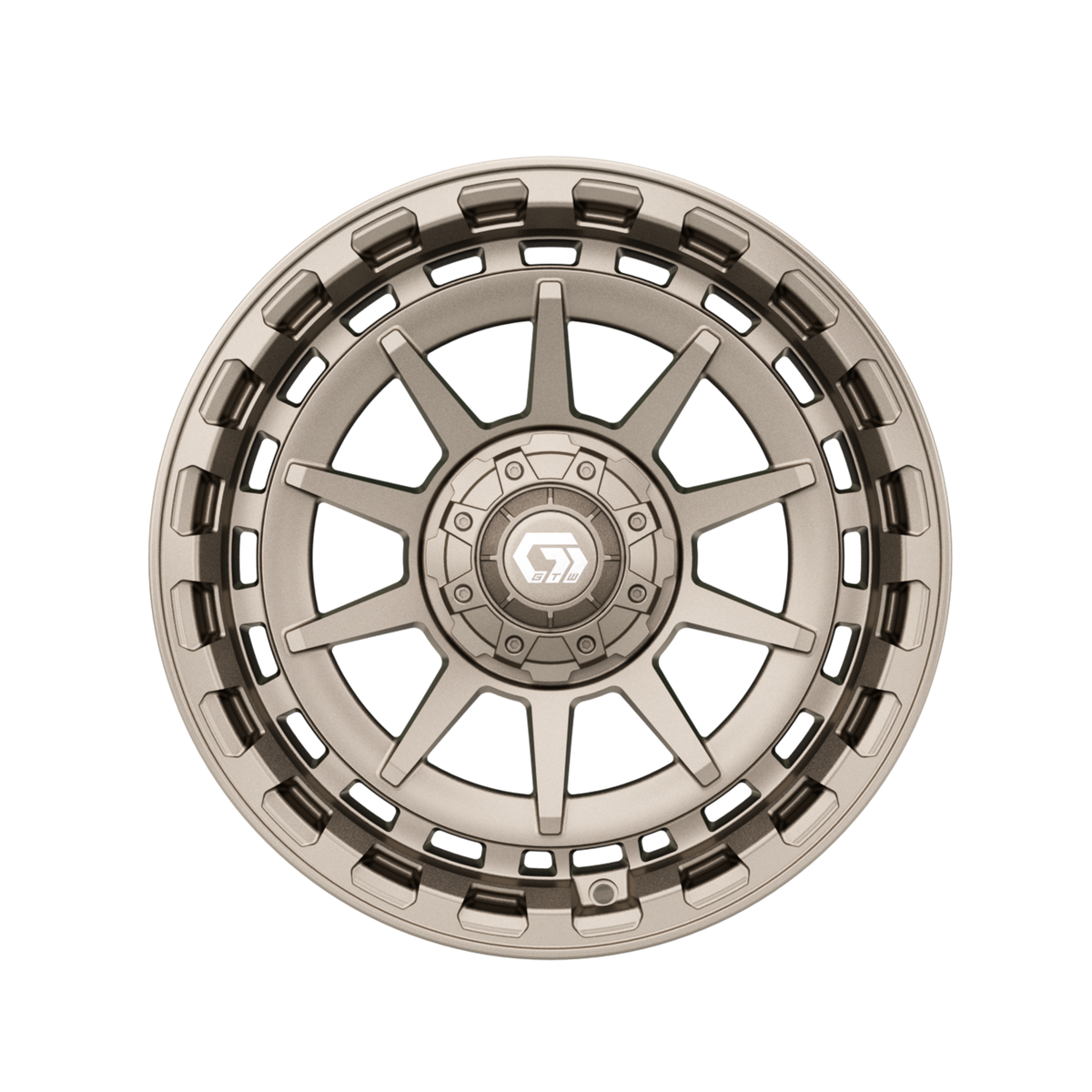 15" GTW Barricade Satin Bronze Wheel