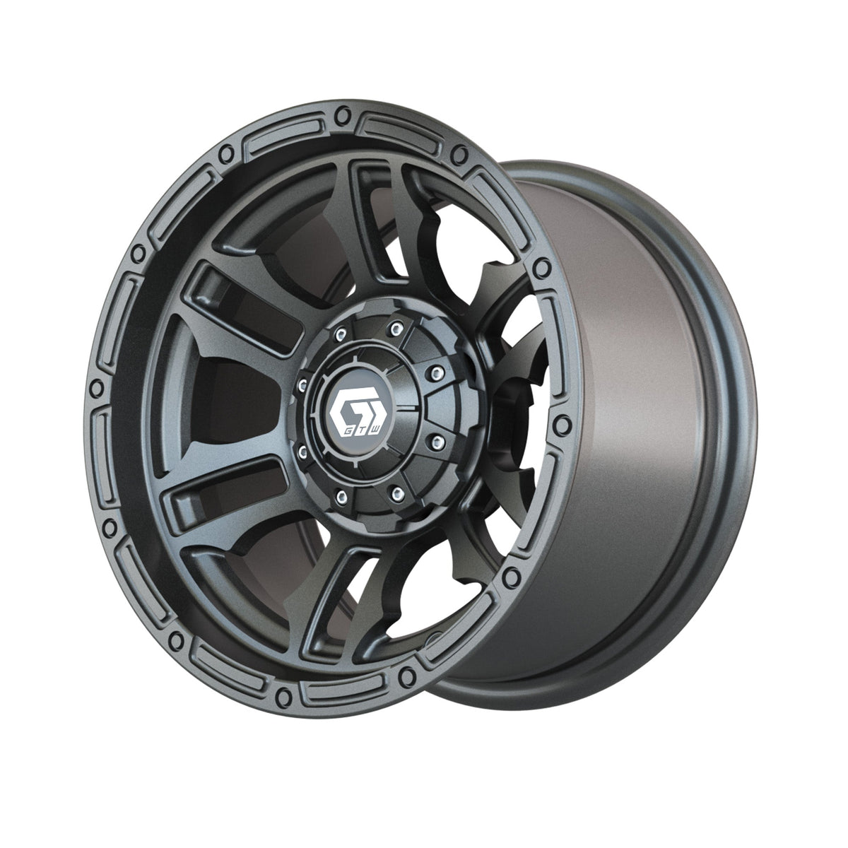 12" GTW Shogun Gloss Gunmetal Wheel