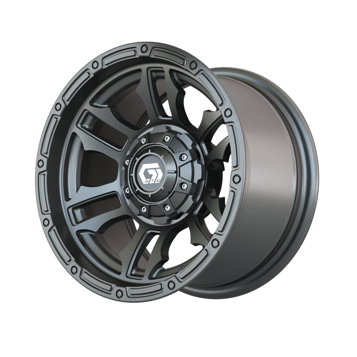 12" GTW Shogun Gloss Gunmetal Wheel