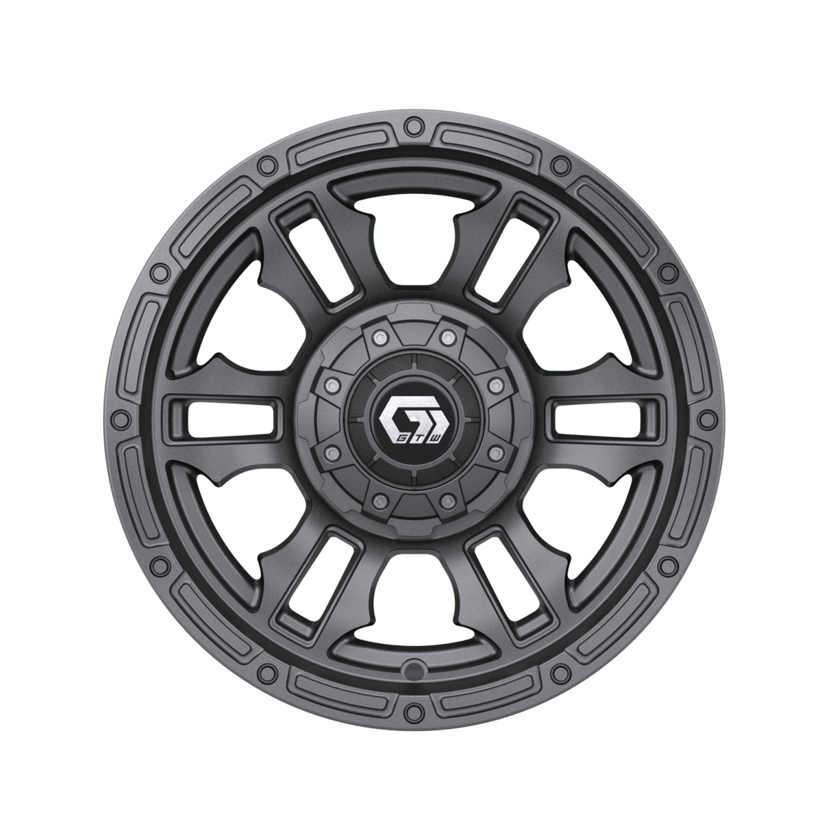 12" GTW Shogun Gloss Gunmetal Wheel