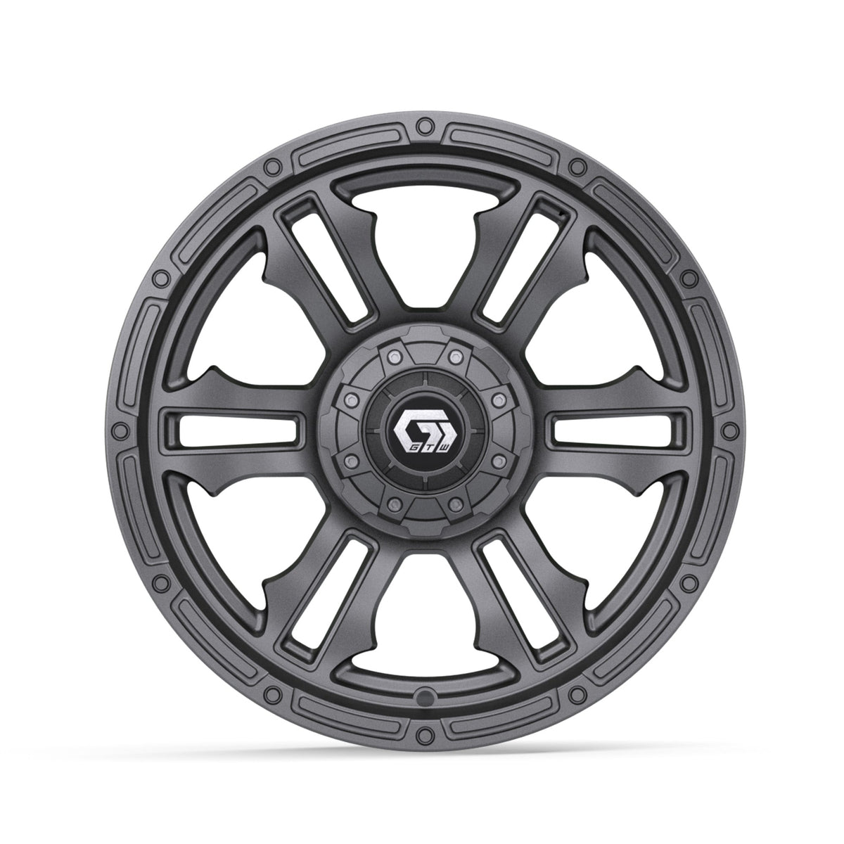 14" GTW Shogun Gloss Gunmetal Wheel