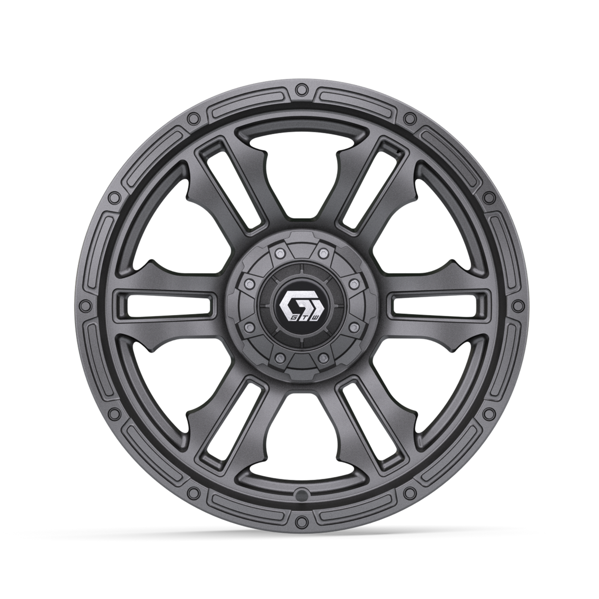 14" GTW Shogun Gloss Gunmetal Wheel