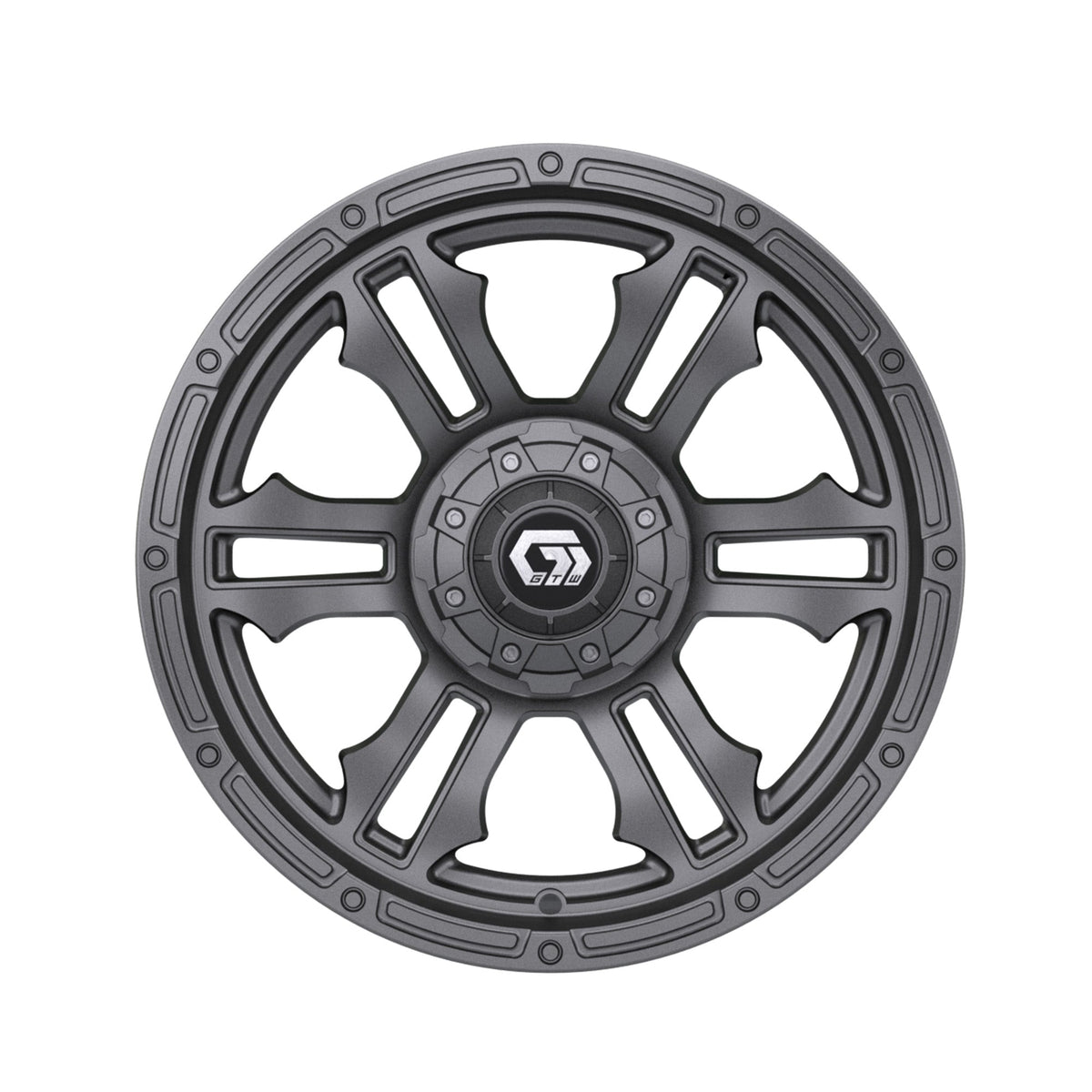 14" GTW Shogun Gloss Gunmetal Wheel