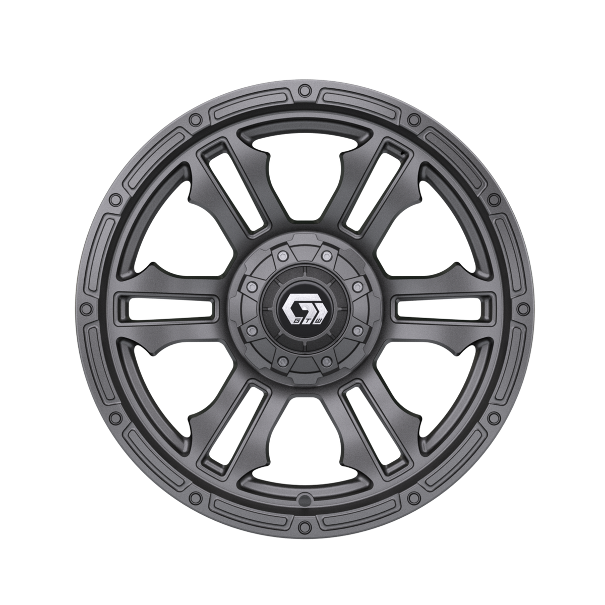 14" GTW Shogun Gloss Gunmetal Wheel