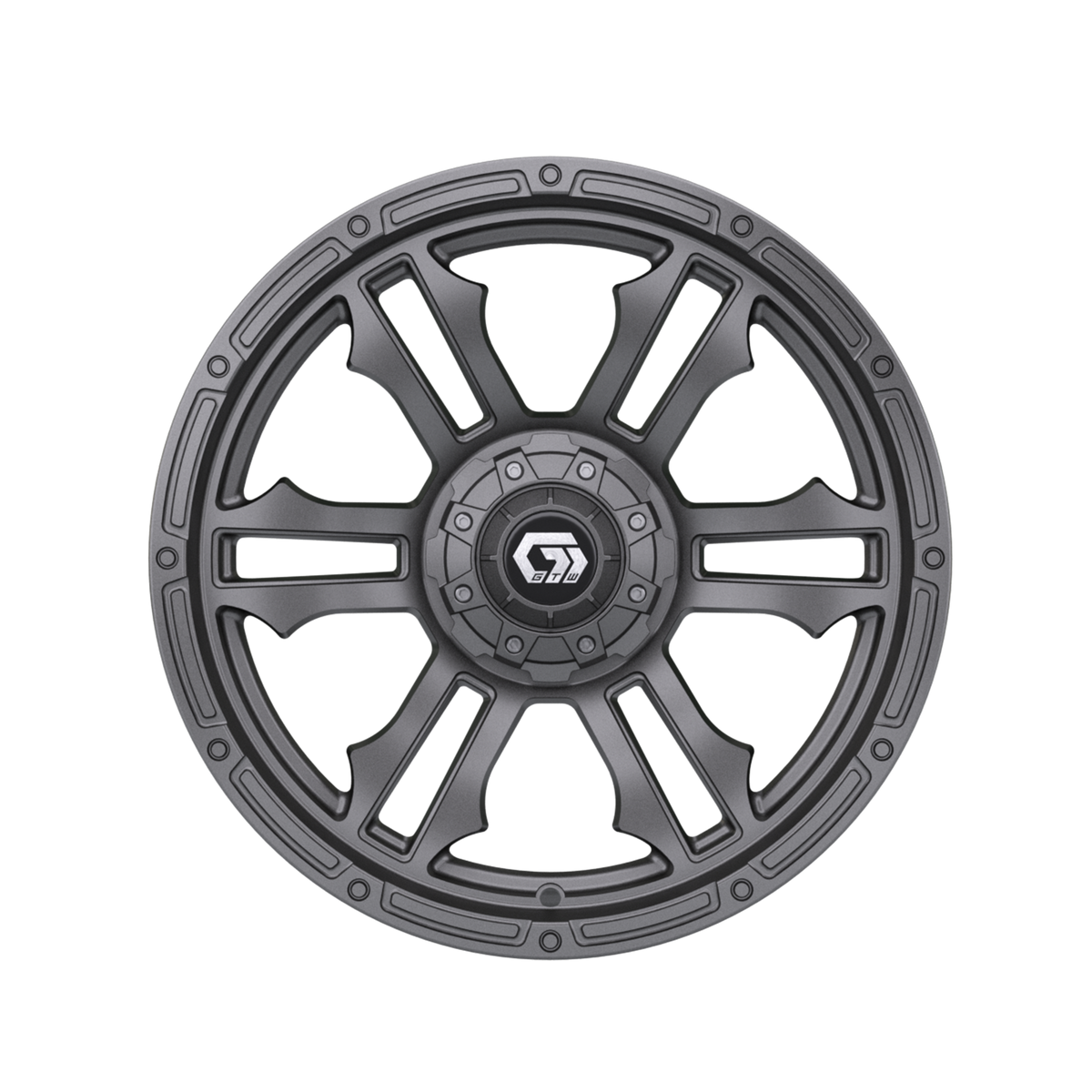 15" GTW Shogun Gloss Gunmetal Wheel