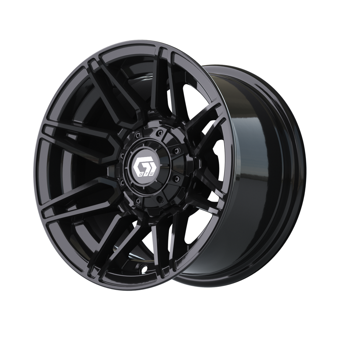 12" GTW Stealth Gloss Black Wheel