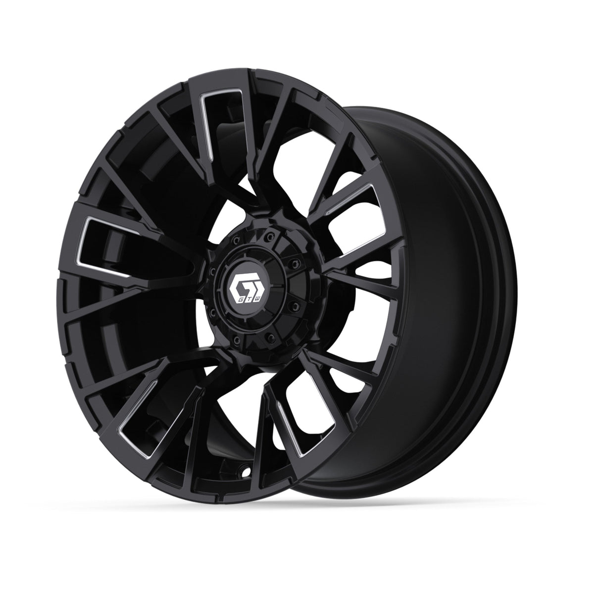 14" GTW Vandal Matte Black with Machined Accents Wheel
