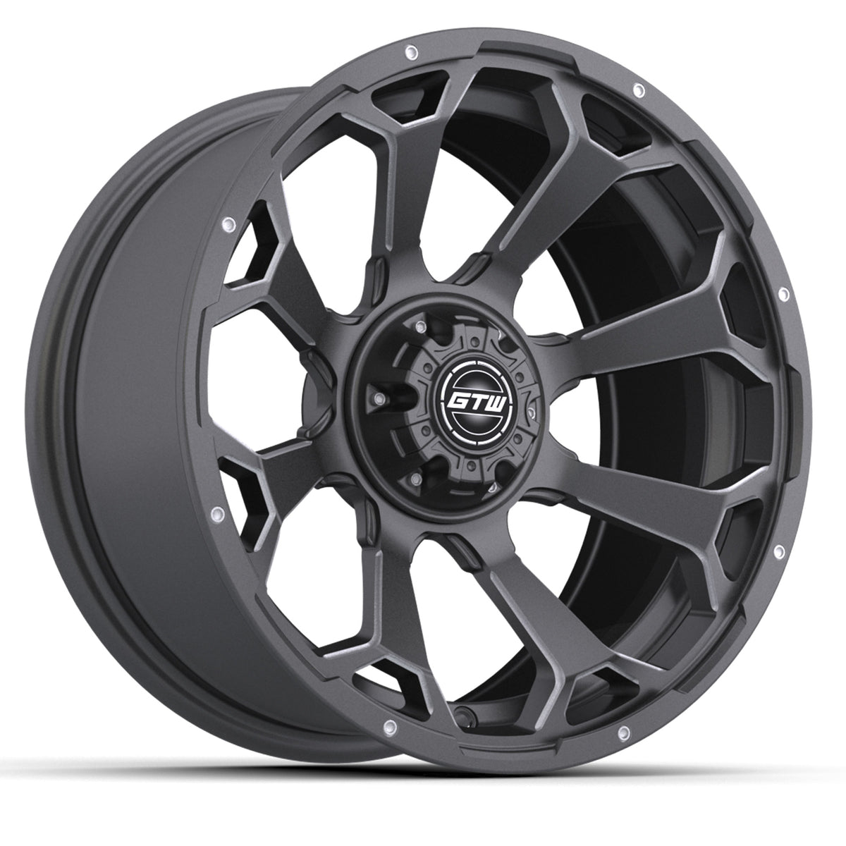 15" GTW Raven Off-Road Matte Gray Wheel