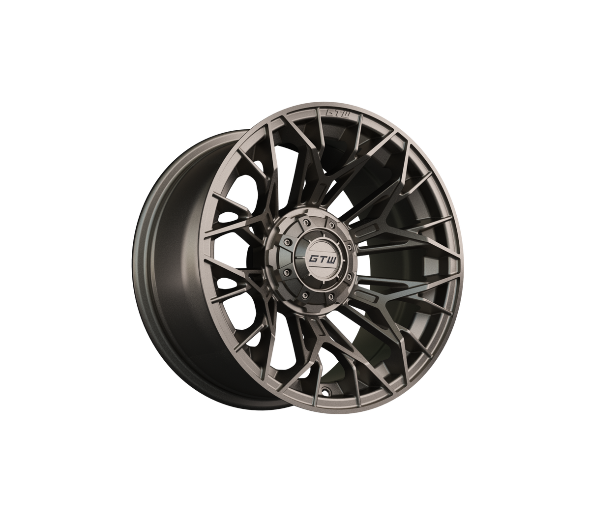 GTW Stellar Matte Bronze 14" Golf Cart Wheel (Single)