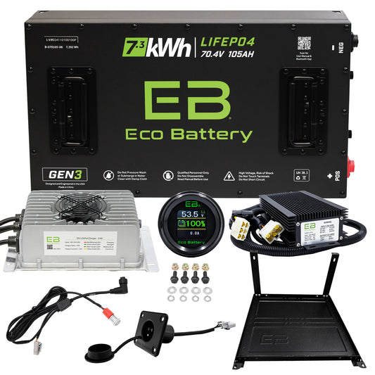 EZGO TXT 72V Lithium Battery – Eco Battery 70V 105Ah LiFePO4 Gen3 | Lifetime Warranty