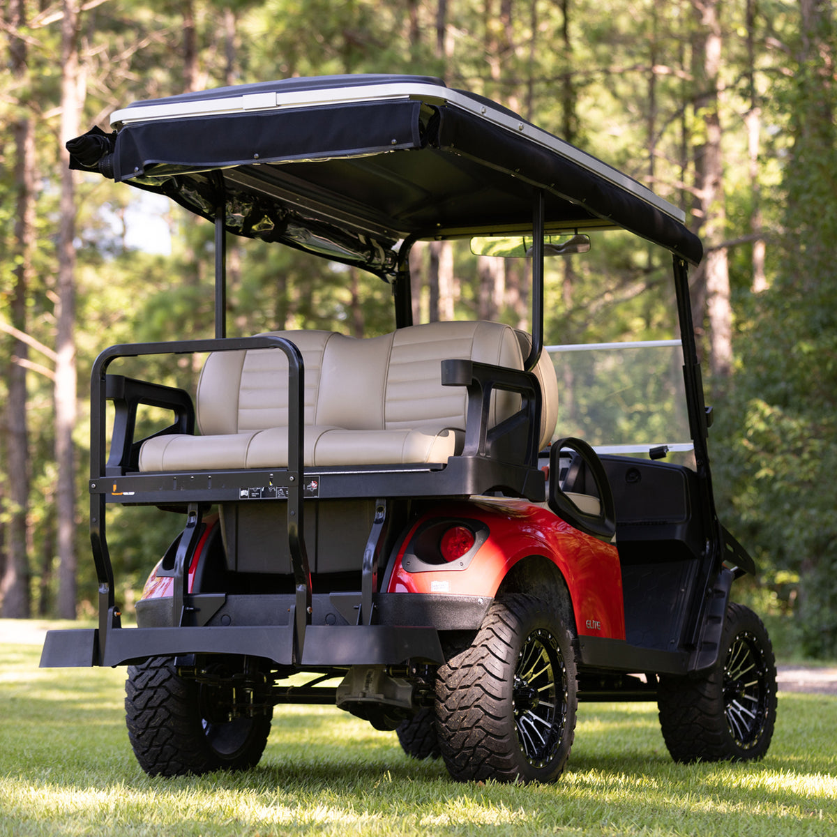 RedDot EZGO Express S4 Elite 3-Sided Track Enclosure - Black (2023-Up)