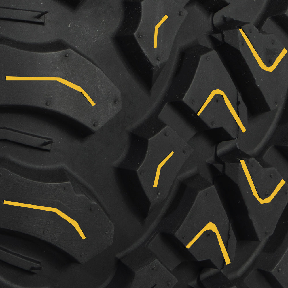 23x10-R14 GTW Nomad Steel Belted Radial A/T Golf Cart Tire – 4-Ply