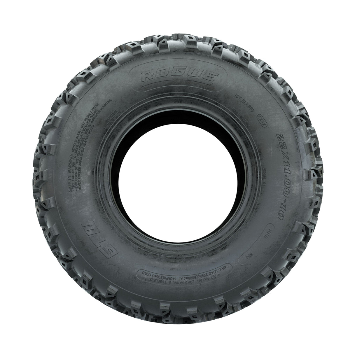 GTW Rogue 22x11-10 All-Terrain Golf Cart Tire (4-Ply)