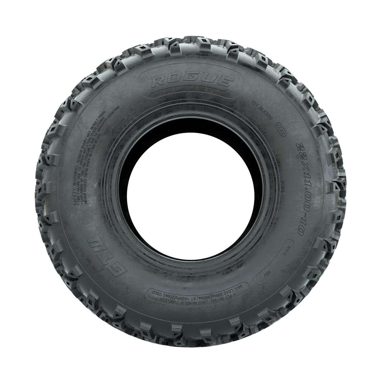 GTW Rogue 22x11-10 All-Terrain Golf Cart Tire (4-Ply)