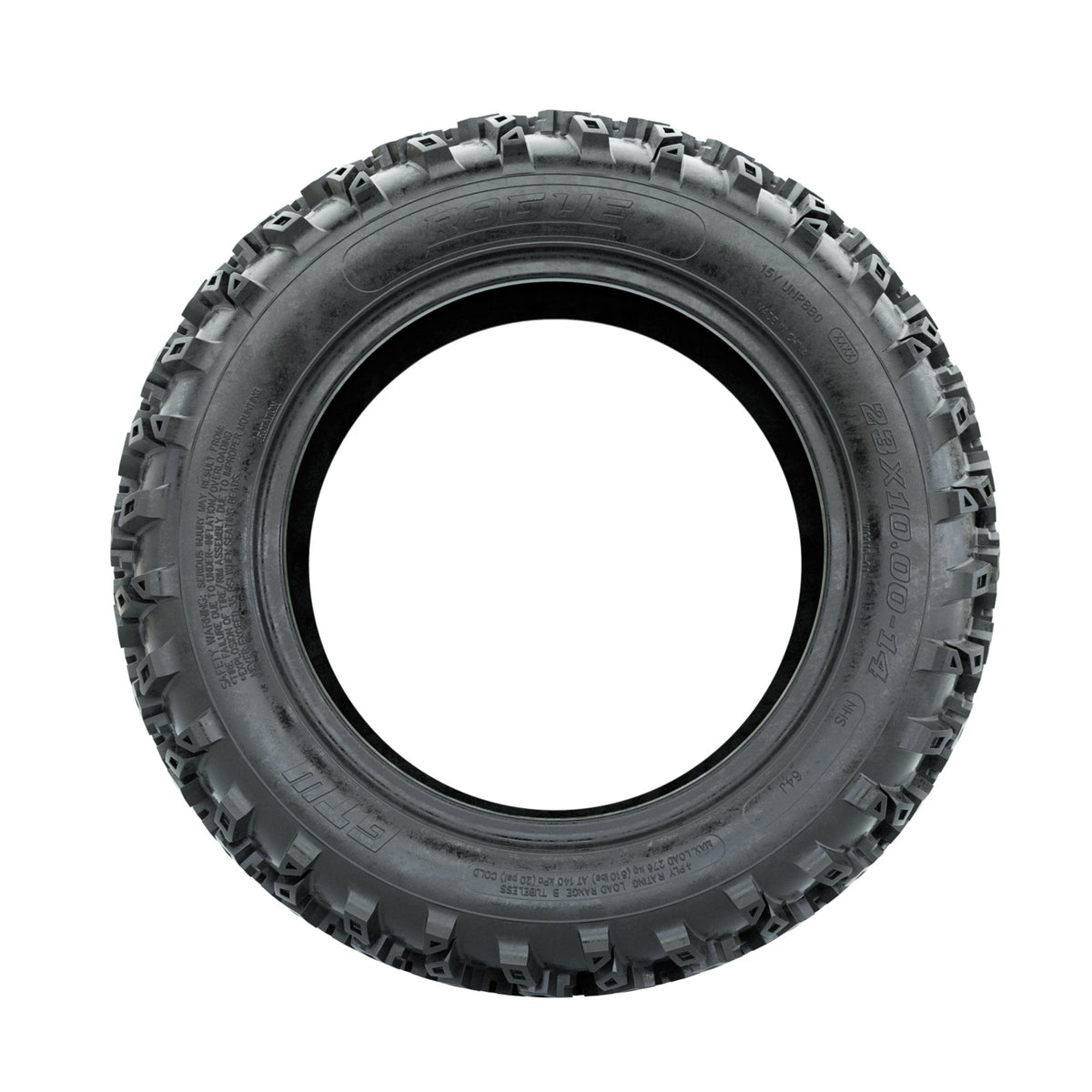 GTW Rogue All-Terrain Golf Cart Tire – 23x10.00-14, 4-Ply (Lift Kit Required)