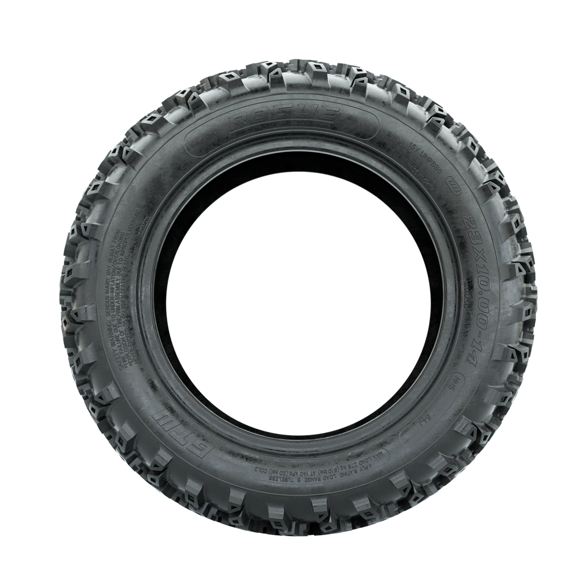 GTW Rogue All-Terrain Golf Cart Tire – 23x10.00-14, 4-Ply (Lift Kit Required)