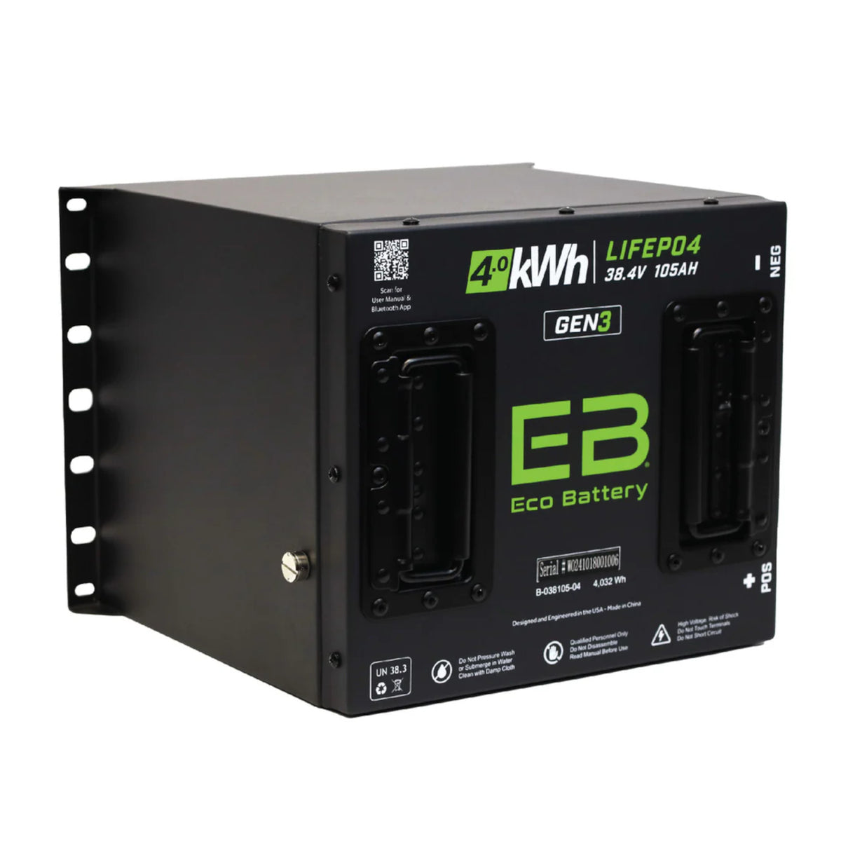 Eco Battery 51V 60Ah Lithium Golf Cart Battery Bundle - Yamaha G1-G16 Gen3