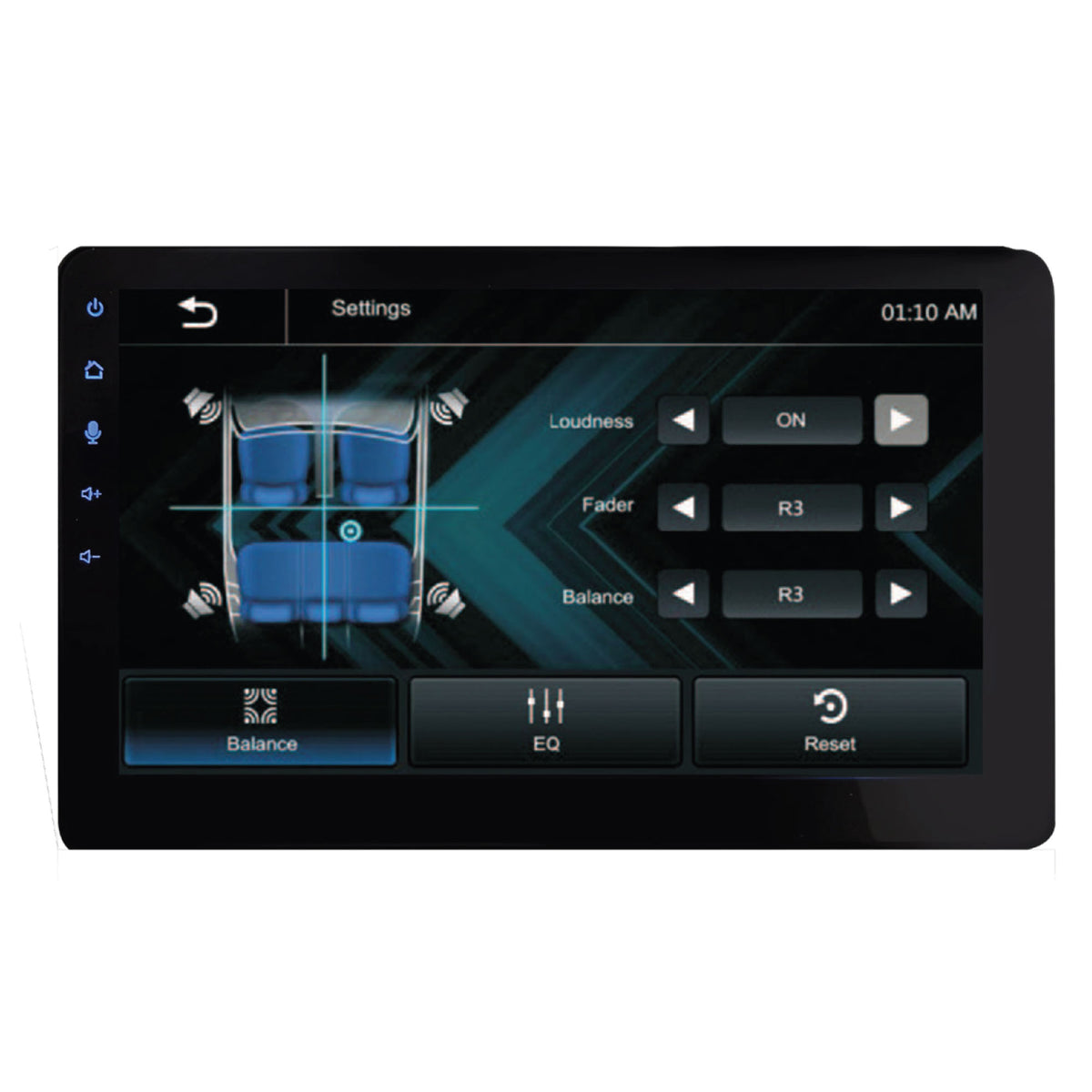 Navitas 10" Touchscreen LCD Display with Backup Camera | Apple CarPlay & Android Auto