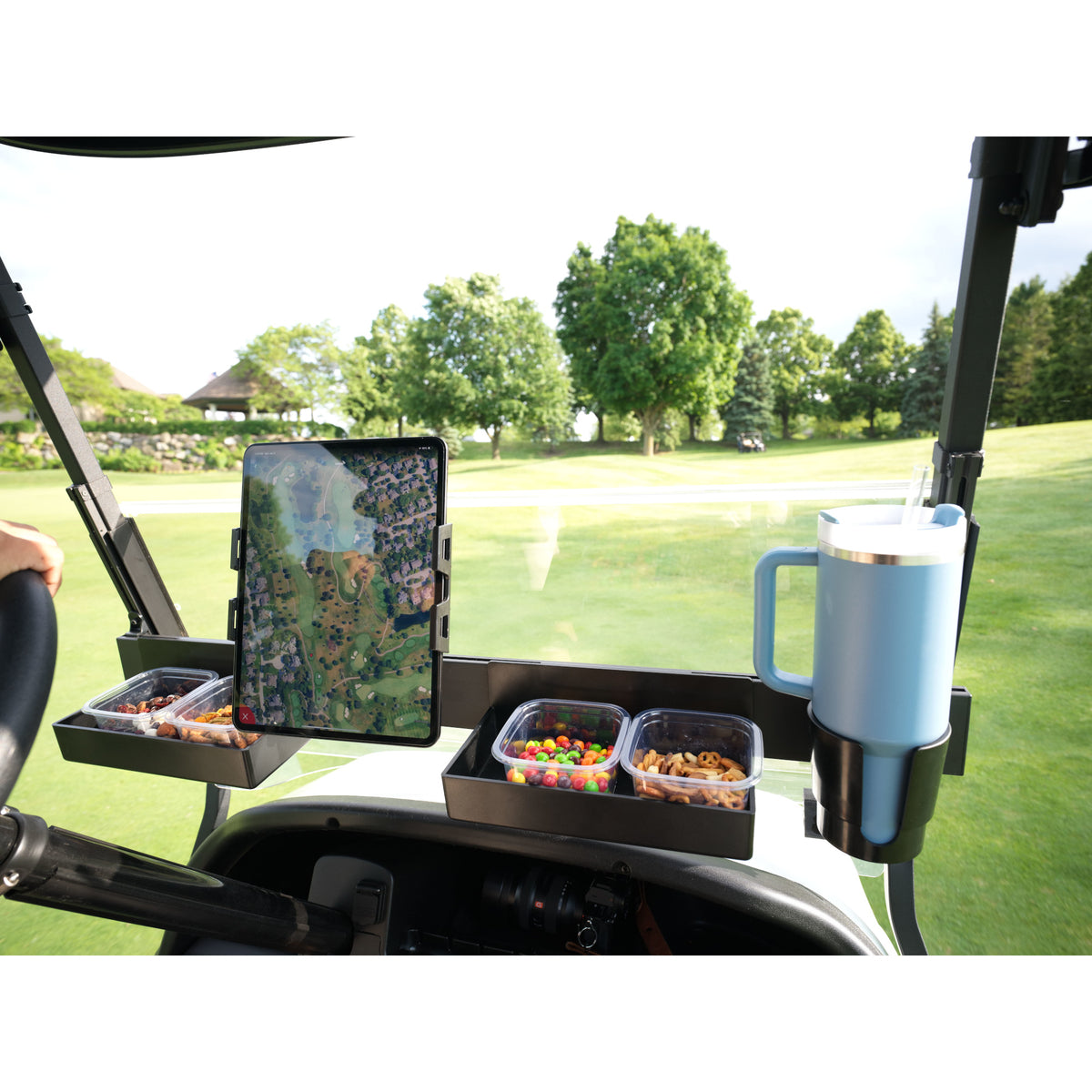 CADDYBAR™ Universal Tablet Holder Attachment for Golf Carts