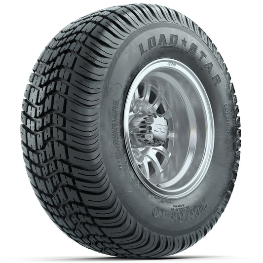 Set of (4) 10" GTW Medusa Wheels with 205/65-10 Kenda Load Star Tires