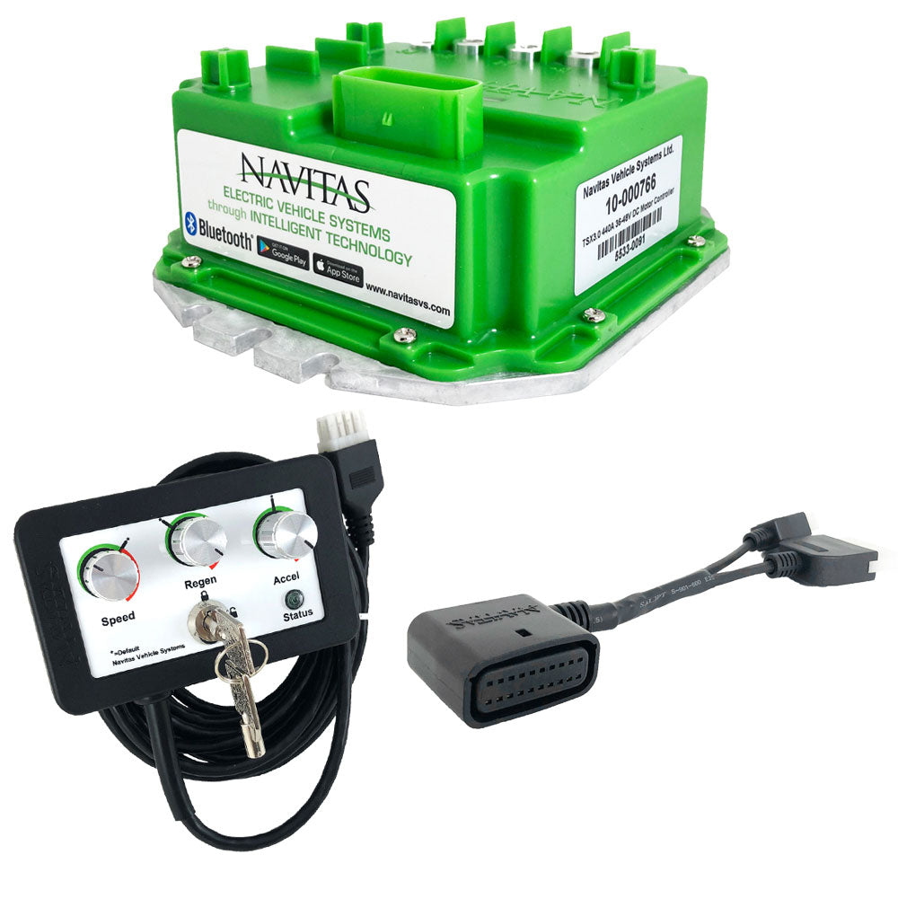 Navitas TSX 3.0 600-Amp Controller & OTF Programmer for Columbia Par Car 48V (Sevcon)