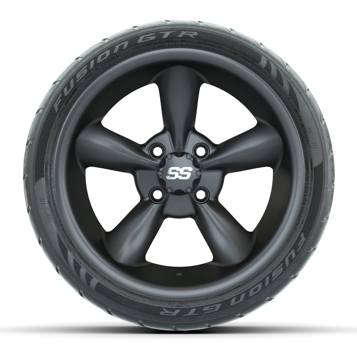 Set of (4) 14" GTW Godfather Wheels with 205/40-R14 Fusion GTR Street Tires