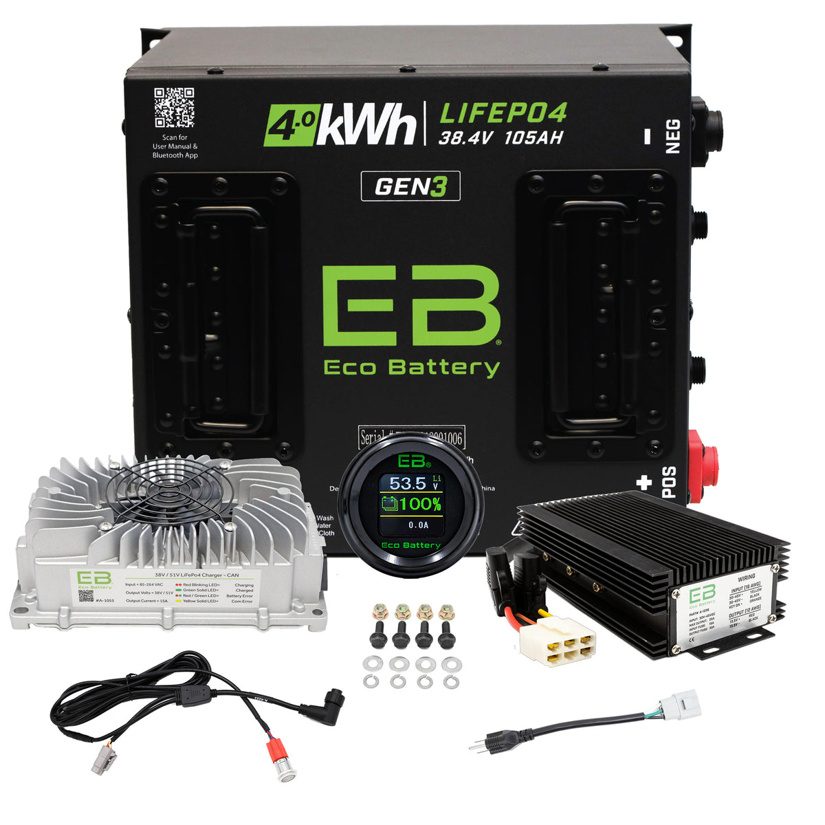 Yamaha G1-G16 Lithium Battery – Eco Battery 38V 105Ah LiFePO4 Gen3 | Lifetime Warranty