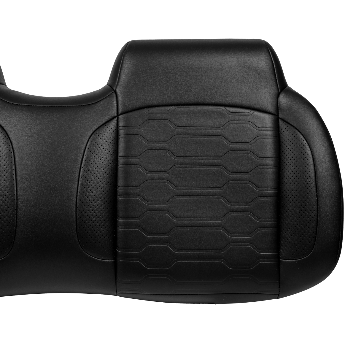 MadJax Black Aspen Front Seat Cushions | EZGO RXV, L4, S4 & Valor Golf Carts