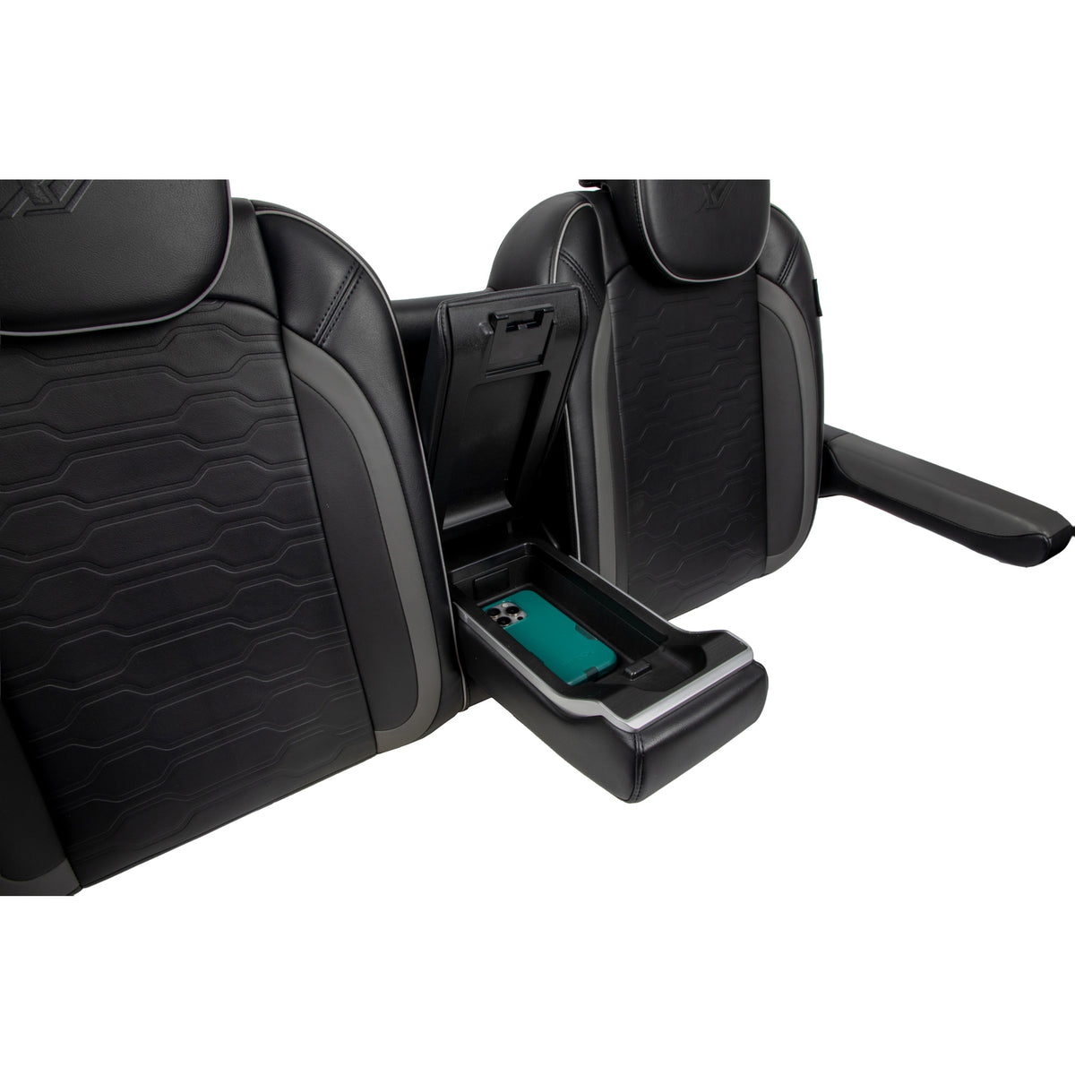 MadJax Black Commander Front Seat Cushions | EZGO TXT & MadJax XSeries Golf Carts
