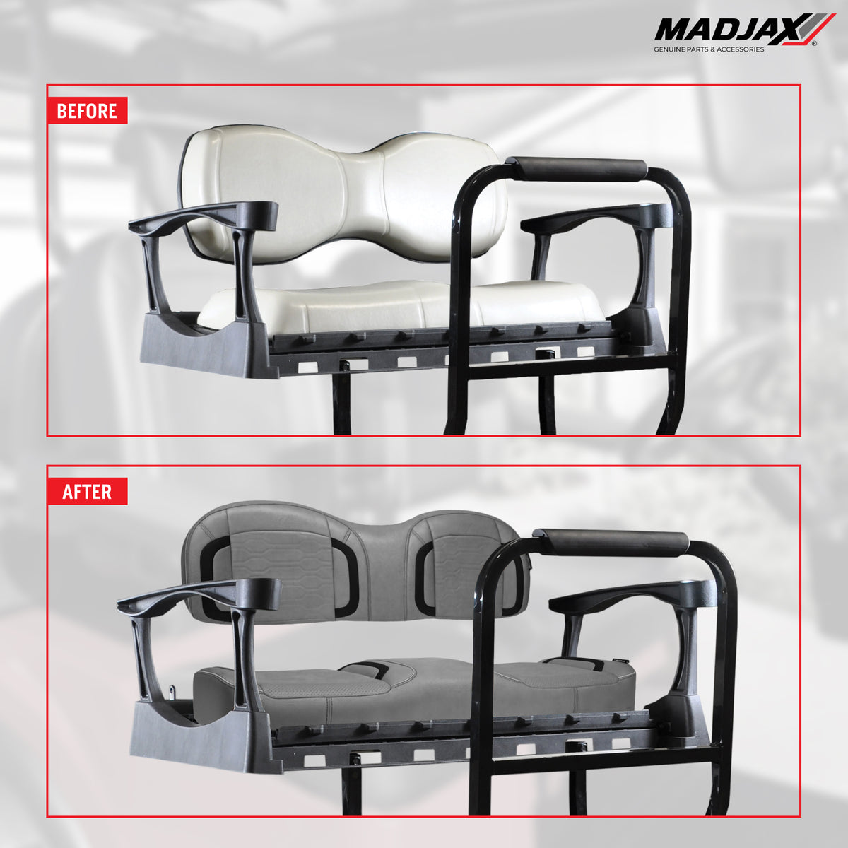 MadJax Smoke Commander Rear Seat Cushions | GTW Genesis 250/300
