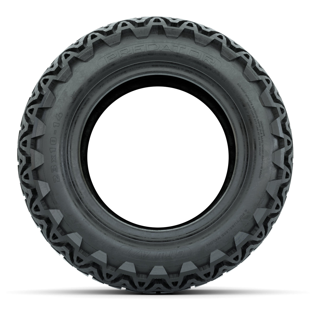 23x10-14 GTW Predator All-Terrain Golf Cart Tire – 4-Ply
