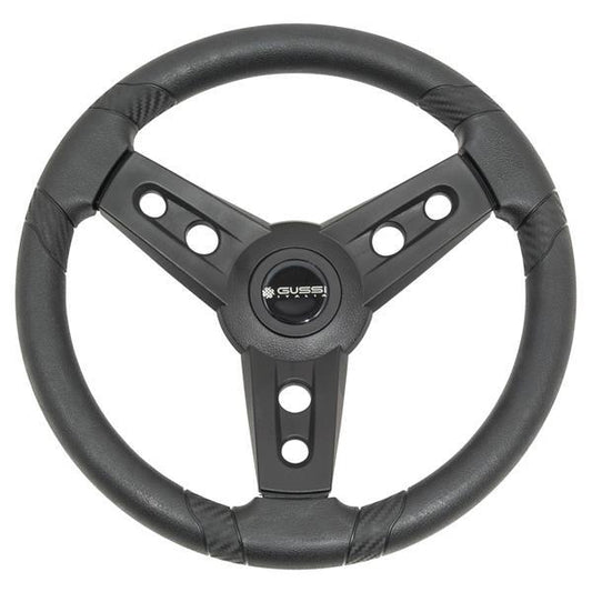 Gussi Italia® Lugana Steering Wheel – Yamaha G16, G19, G20, G21, G22 (1996–2007) Black
