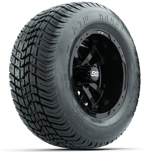 Set of (4) 10" GTW Storm Trooper Wheels with 205/50-10 Mamba Street Tires