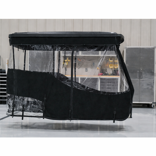 Black Enclosure – Yamaha Drive2 (4 Passenger) | 84" Versa Top
