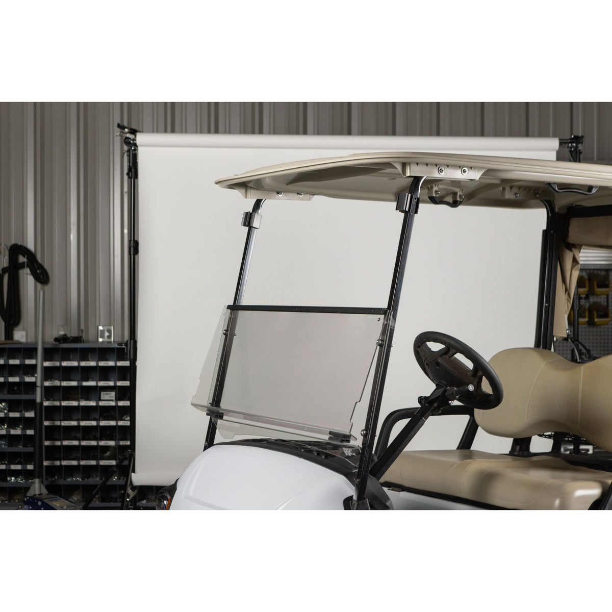 Clear DOT AS5 Folding Windshield for Street Legal Golf Carts | Choose Your Model