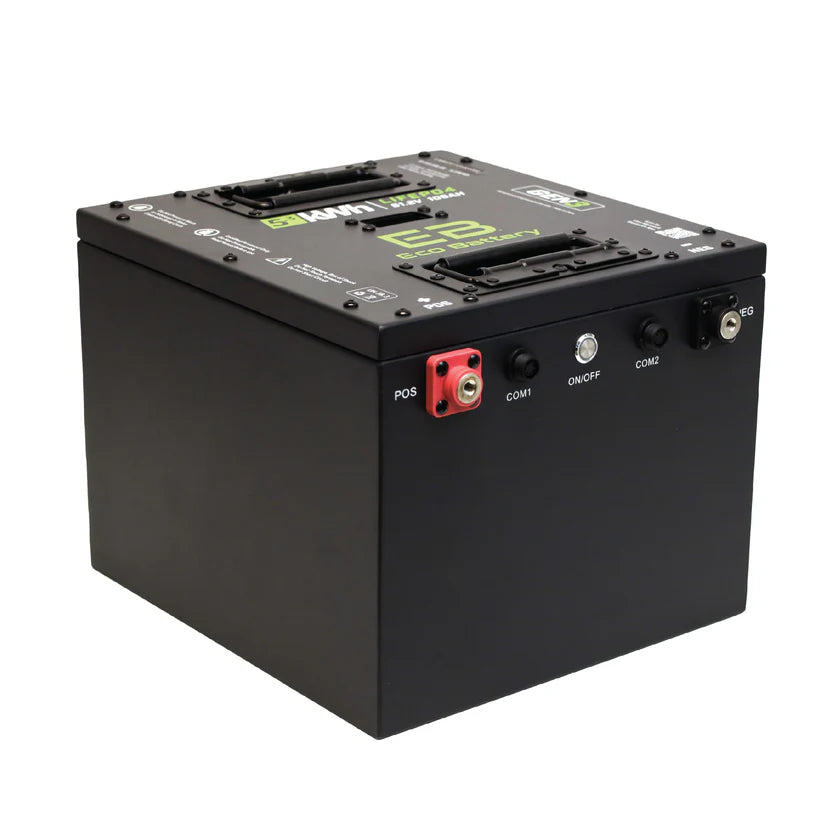 Eco Battery 51V 105Ah Lithium Golf Cart Battery Only - Thru Hole Style Gen3 (Battery Only, No Accessories)
