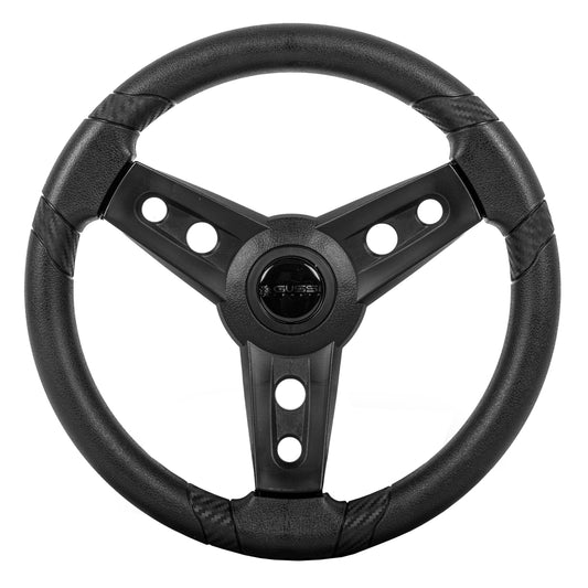 Gussi Italia Lugana Black Steering Wheel Fits All ICON & Advanced EV Models