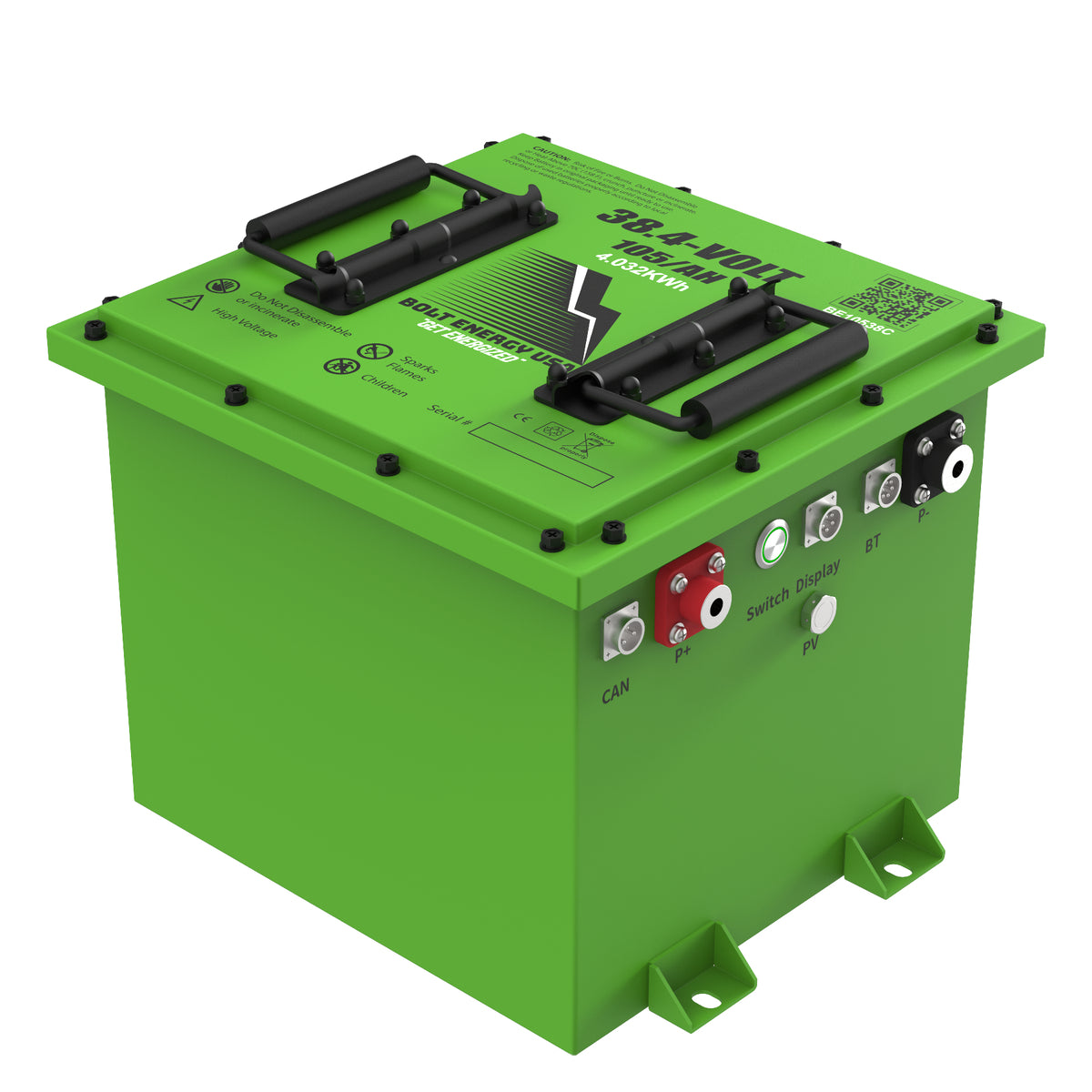 Club Car DS Bolt Lithium 38V 105Ah Battery Kit - 12 Year Warranty