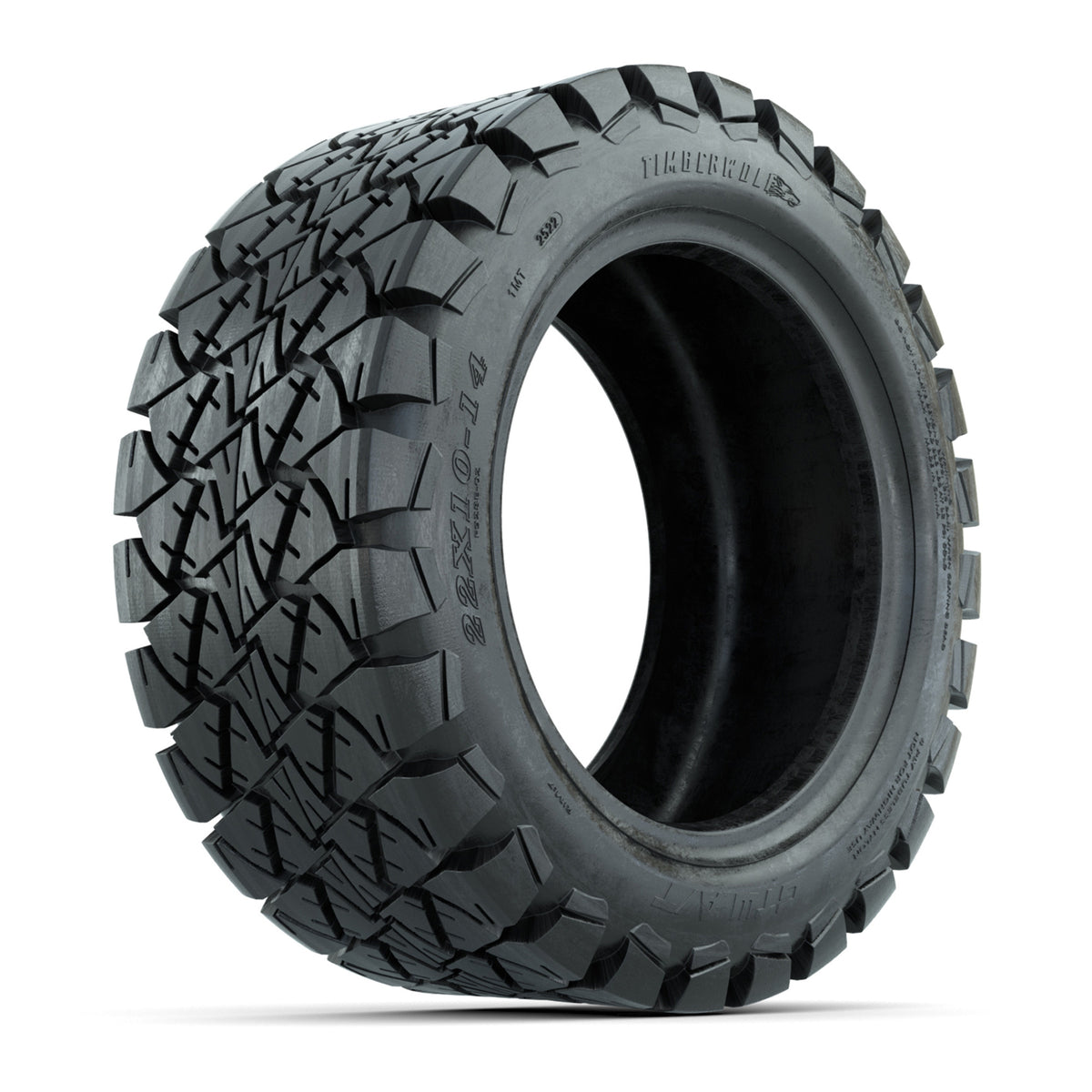 22x10-14 GTW Timberwolf All-Terrain Golf Cart Tire – 4-Ply