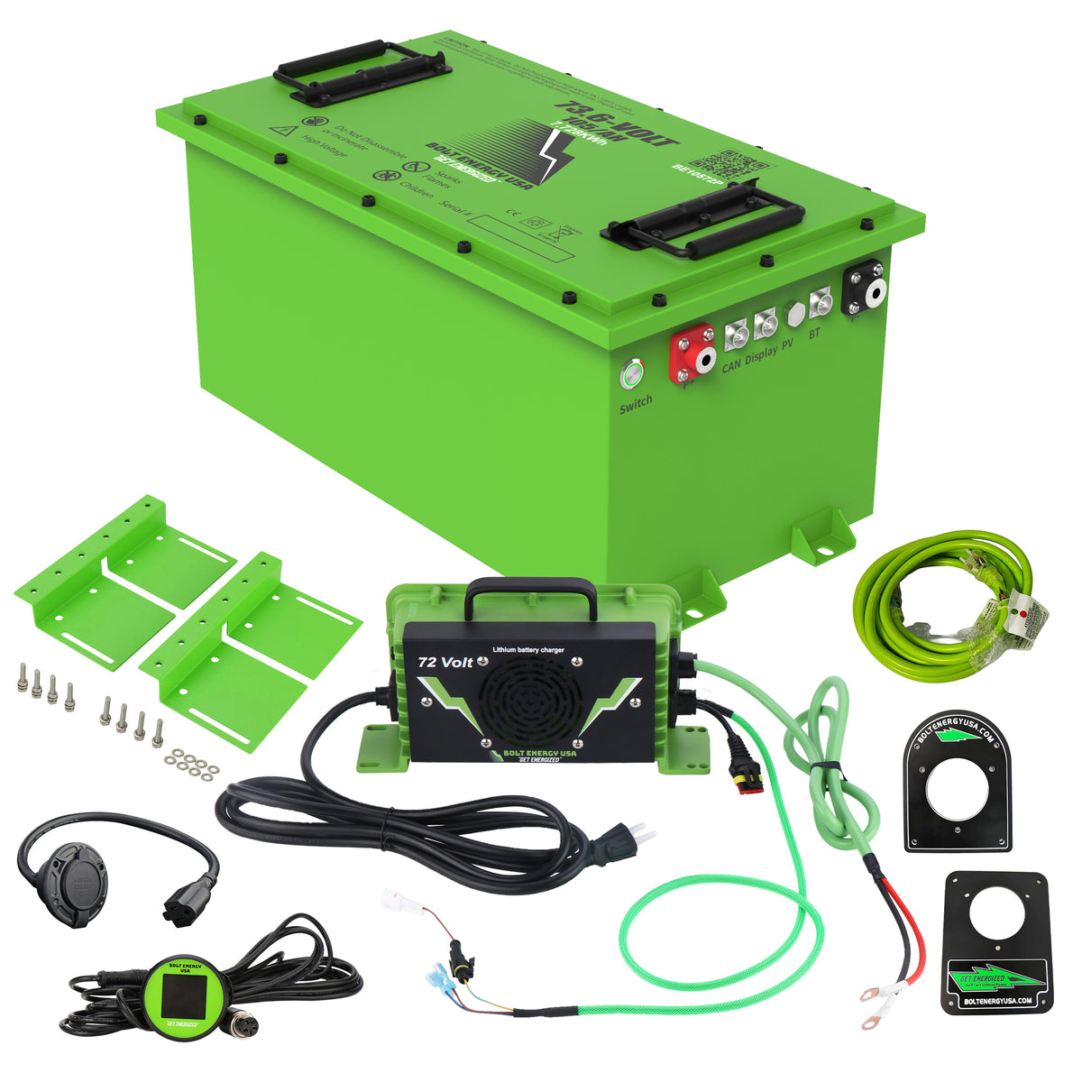 Advanced Ev Advent Bolt Lithium 74v 105ah Bundle 12 Year Warranty