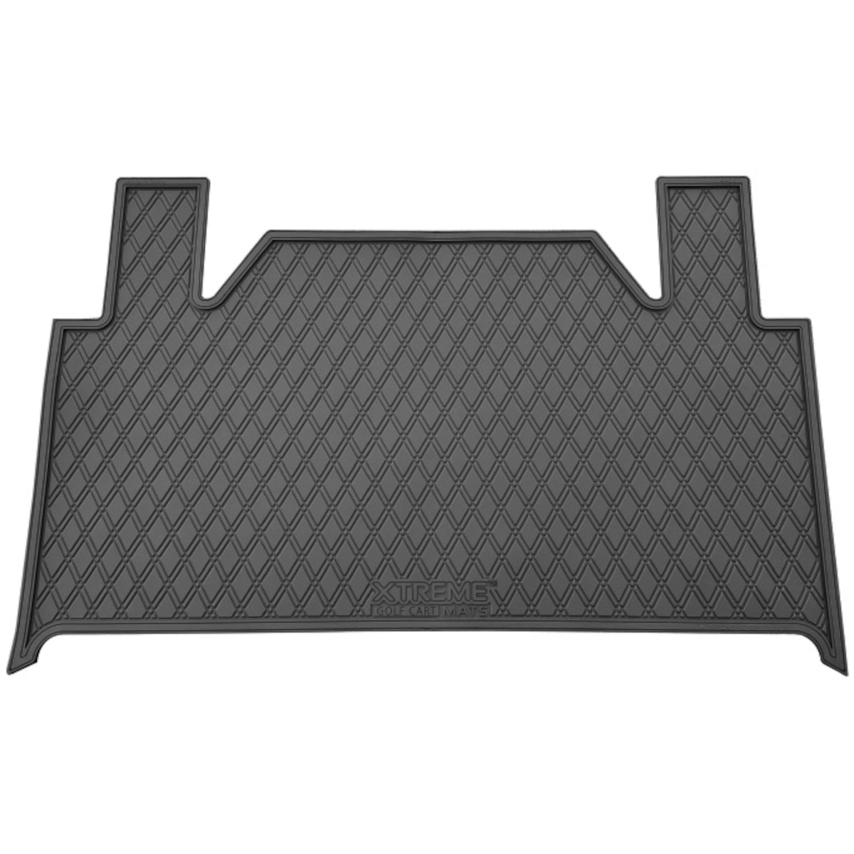 Xtreme Mats Full Coverage Golf Cart Floor Mat – Denago Rover 4F | All Black 2-Piece Set