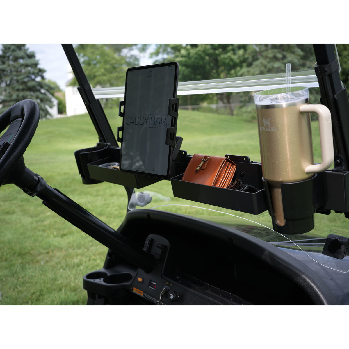 CADDYBAR™ Universal Tablet Holder Attachment for Golf Carts